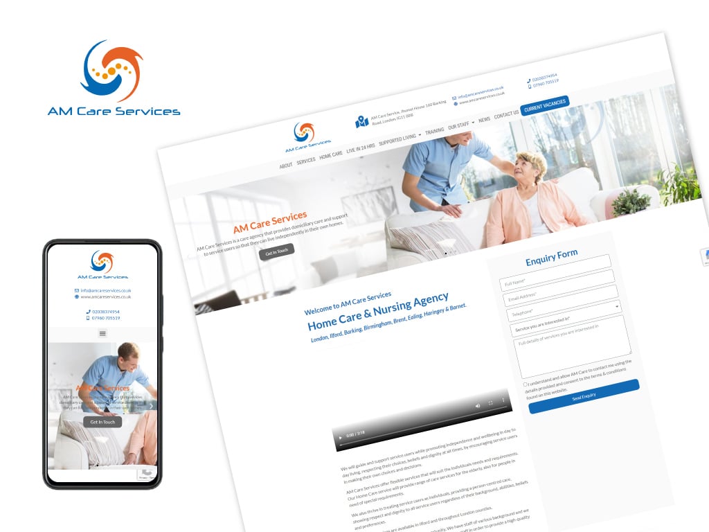 AM-Care-Services-Website-Design