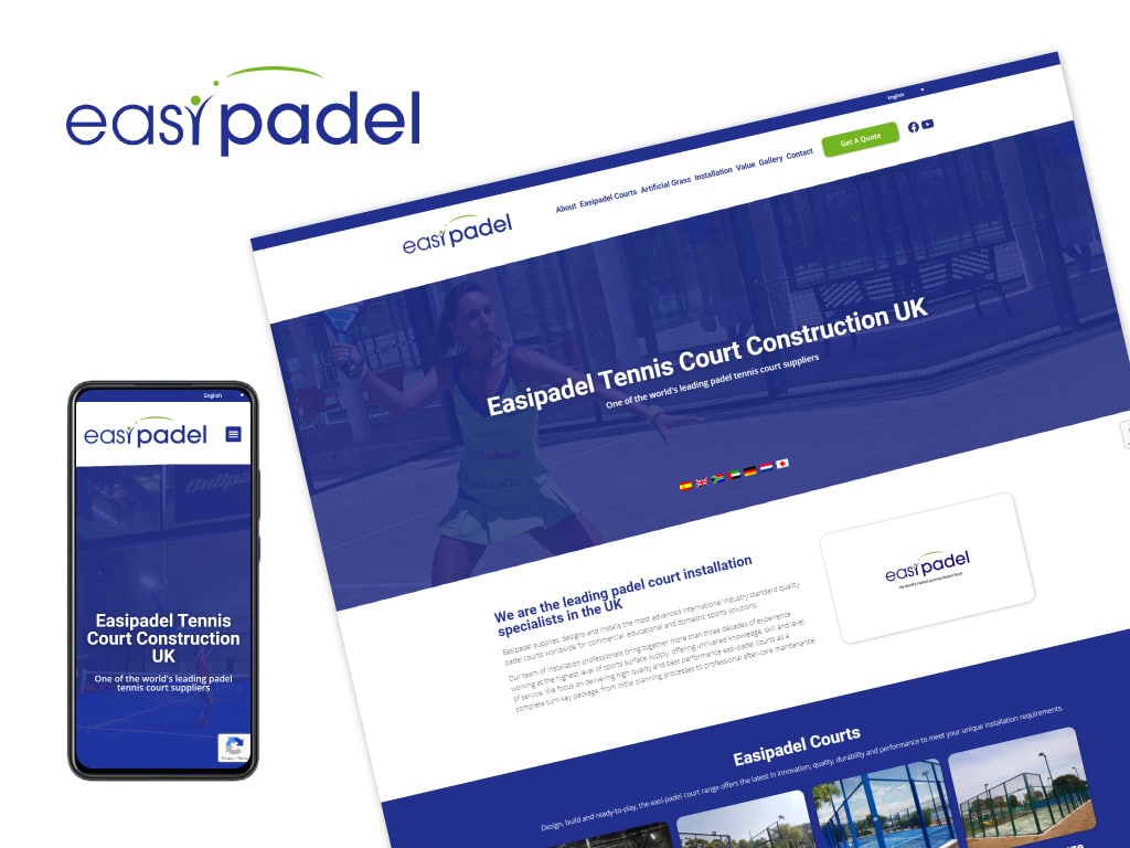 Easipadel-Website-Design