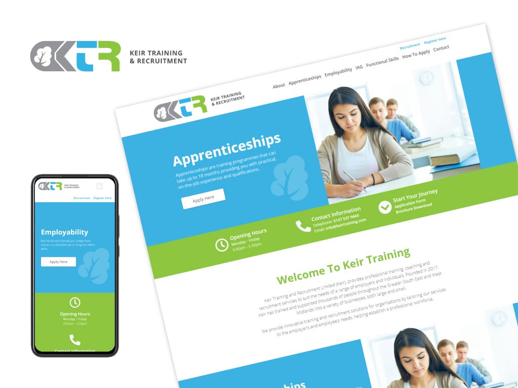 Keir-Training-Website-Design